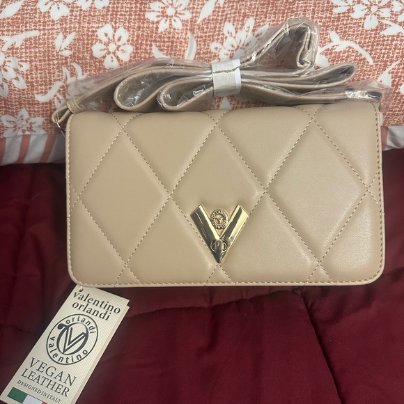 Valentino Orlandi Cream Quilted Clutch - Picture 5 of 5